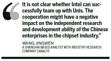 Tech firm basks in Intel glory
