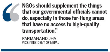 NGO services from China help Nepal