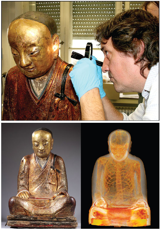 Expert sheds light on mummified monk found in Buddha statue