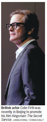 Firth goes from suave guy to super spy