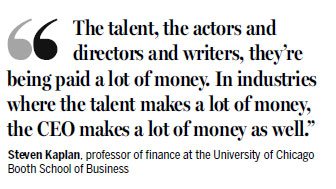 Media CEOs top pay ranking