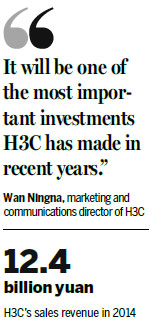 Big data can make H3C a major player in China under new owner