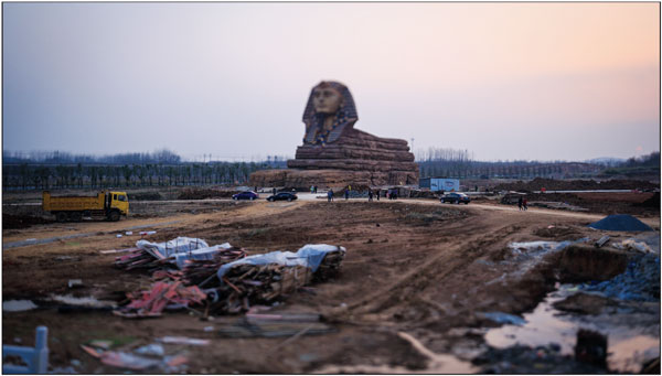 The sphinx in china? no, it's a replica