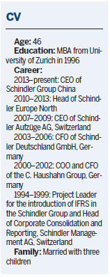 Chinese market lifts Schindler to success