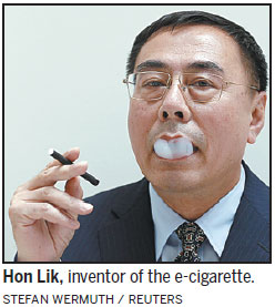 Inventor foresees role for 'vapers' as more smoking bans enacted