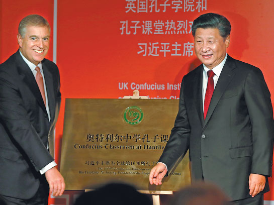 Xi hails role of confucius institutes