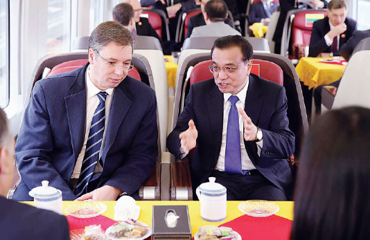 Li treats CEE leaders to a ride on the rails