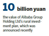 Alibaba stepping up rural presence
