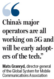 Global industry body says China at the forefront of 5G technology