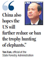 China to have timetable by year's end to cease all domestic trade in ivory