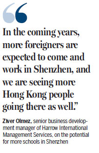 Shenzhen to build more international schools