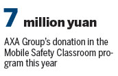 AXA Group pushes school safety with Mobile Safety Classroom program