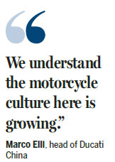 Ducati vrooms, eyes well-heeled bikers