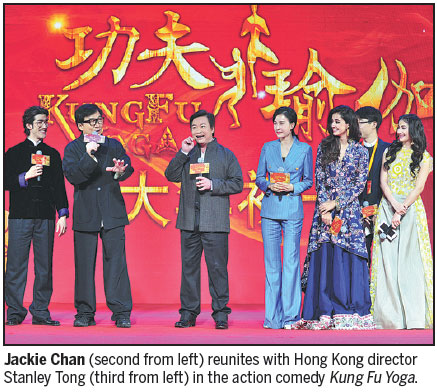 Jackie Chan embarks on an Indian adventure