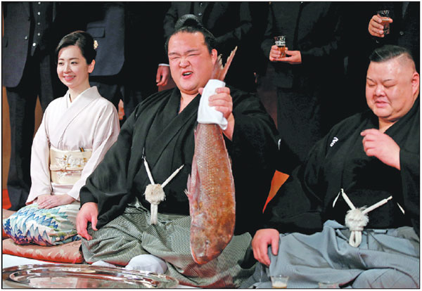 Japan ends wait for sumo star