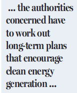 Better planning can boost new energy sector