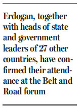 Turkish leader tells vice-premier he's eager for Belt & Road forum