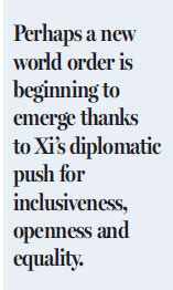 China's diplomacy makes world a better place