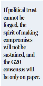 G20 must put actions to its words if it is to deliver on its consensus