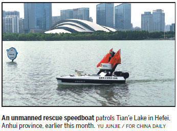 Robotic rescue boat to replace lifeguards