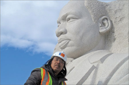 Artist dreams big in MLK statue