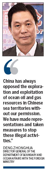 Beijing reaffirms position on oil, gas exploitation