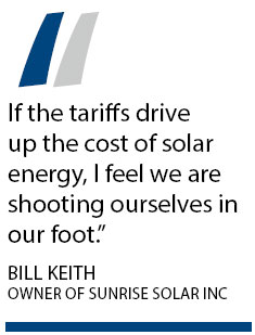 Solar tariffs could harm US firms, too