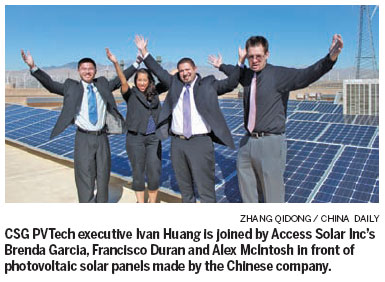 Solar-energy partnership thrives in Southern California desert