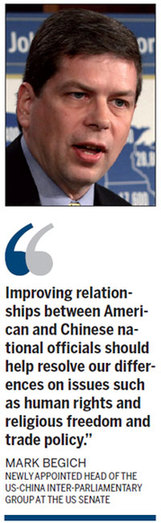 Begich to boost China, US ties