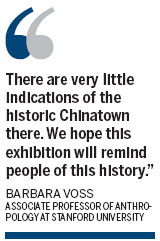Californians dig hidden Chinatown in museum show