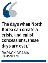 Obama and Park vow unity against DPRK