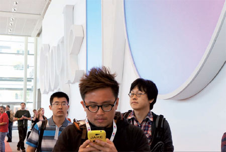 Chinese geeks hobnob at Google I/O