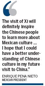 Xi finds common bond in Mexico