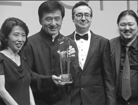 Lifetime achievement award isn't end for Jackie Chan