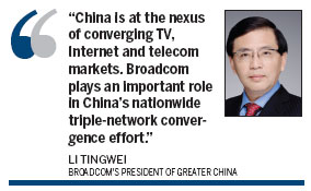 Broadcom plans next network-convergence