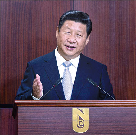 Xi proposes a 'new Silk Road' belt