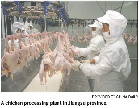 USDA's OK of chicken processing challenged