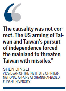 US arms sales to Taiwan still sticking point