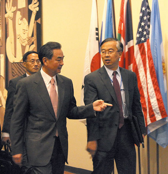 Foreign Minister Wang Yi at the UN