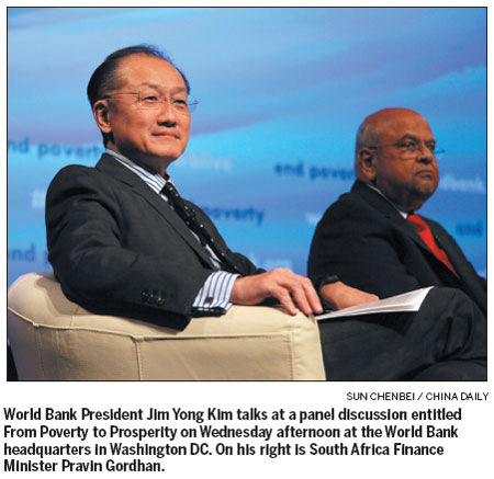 WB chief calls for an end to poverty