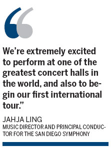 Off to China, symphony debuts at Carnegie 1st