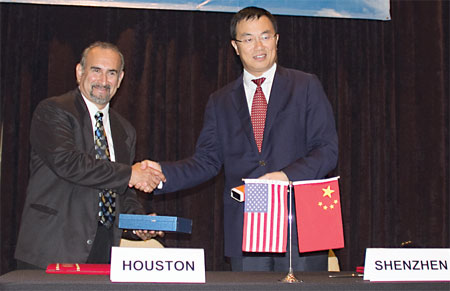 Houston and Shenzhen step up business