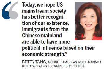 Betty Tang is ready for the political fray