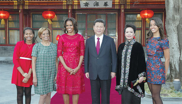 Obama family charmed by Chinese hosts