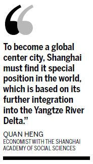 Shanghai offered path to become a 'global city'