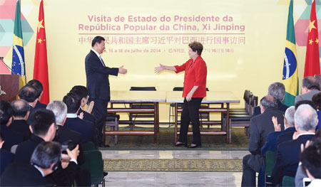 China and Brazil build friendship