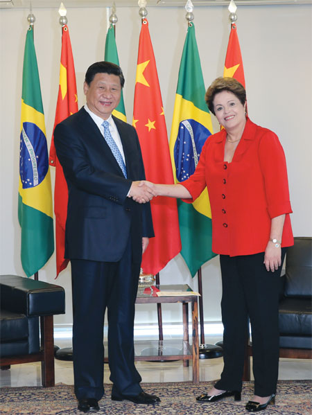 China, Brazil strengthen close ties