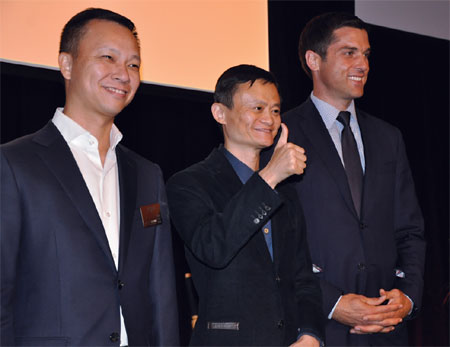 Alibaba has big day on the NY Stock Exchange