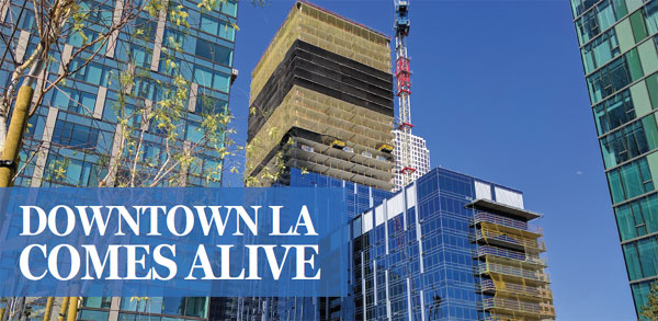 Downtown LA comes alive