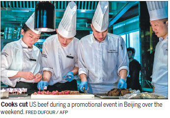 US beef proves big hit with Chinese shoppers